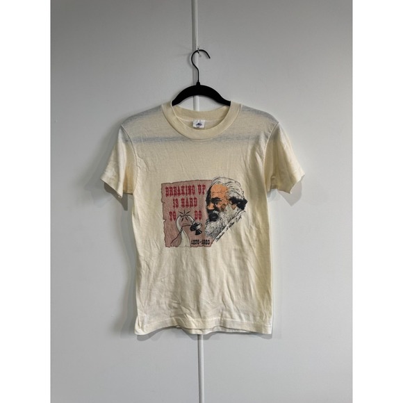 Tee-Jays Tops - Vintage Alexander Graham Bell Shirt Womens Small White Tee Jays Graphic T-Shirt